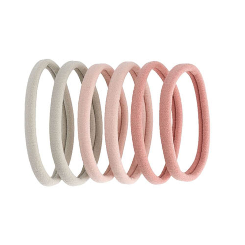 Elastiques Sans Couture Pastel x6 Bachca