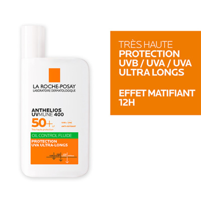 Anthelios UVMUNE 400 Fluide Oil Control SPF50+ La Roche Posay