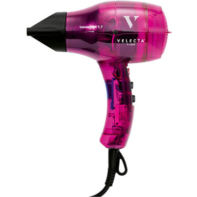 Sèche-cheveux Iconic TGR 1.7 Fuchsia Translucide Velecta Paris