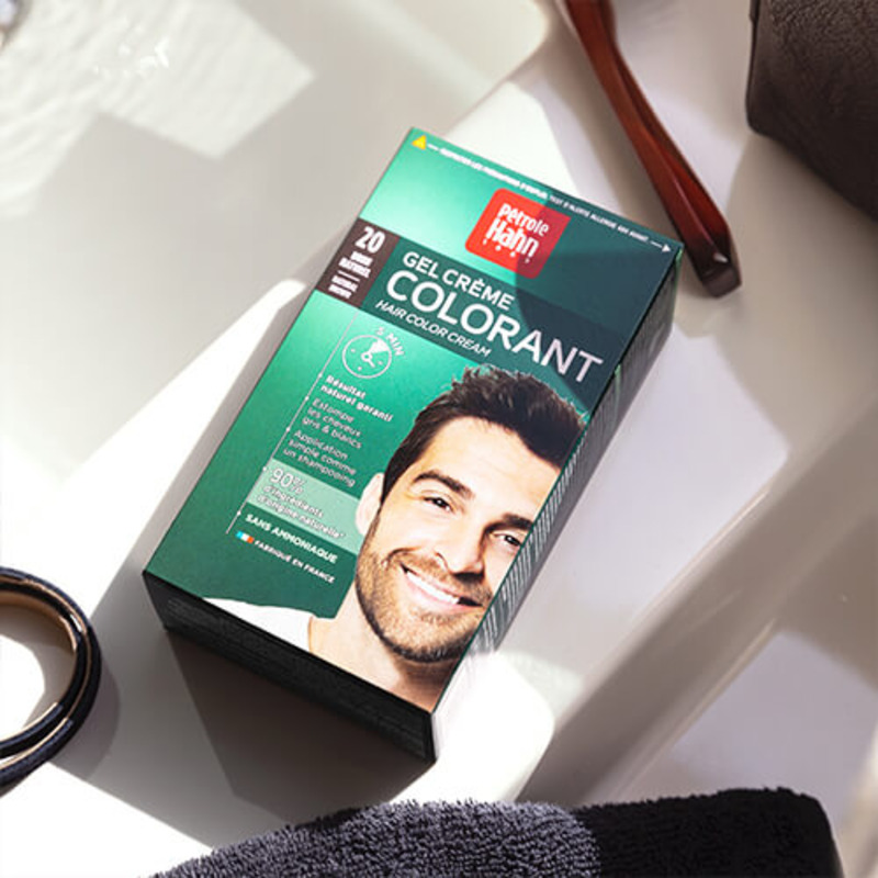 Gel Crème Colorant N°20 Brun Naturel Petrole Hahn