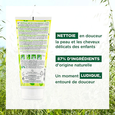 Gel Douche 2 en 1 Poire Junior Klorane 200ml