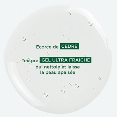 Gel Douche Écorce de Cèdre Klorane 200ml