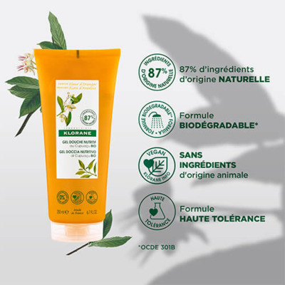Gel Douche Fleur d'Oranger Klorane 200ml