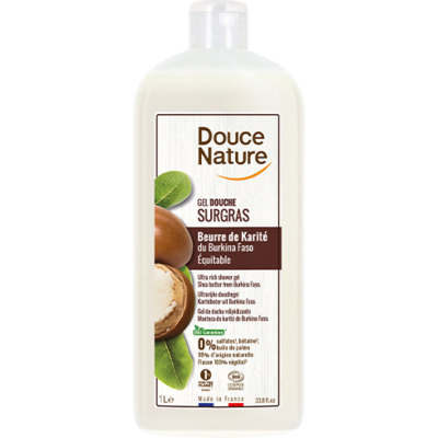 Gel Douche Surgras Beurre de Karité Douce Nature 1L