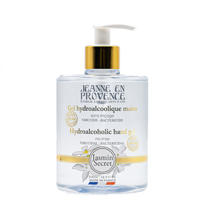 Gel Hydroalcoolique Jasmin Secret Jeanne en Provence 500ml
