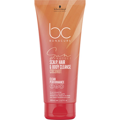 Gel Lavant 3-en-1 Cheveux & Corps BC Sun Protect Schwarzkopf Pro 200ml