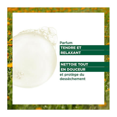 Gel Lavant Doux Apaisant Calendula Bébé Klorane 200ml