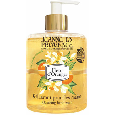 Gel Lavant Mains Fleur d'Oranger Jeanne en Provence