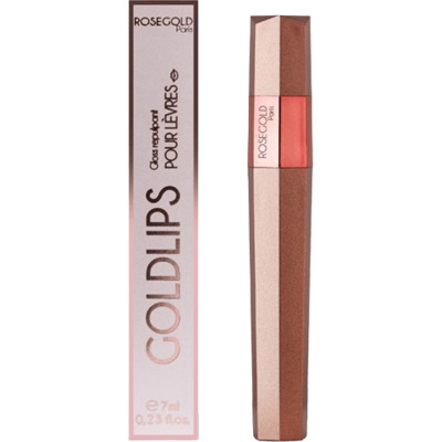 Gloss Repulpant Lèvres Goldlips Rosegold Paris
