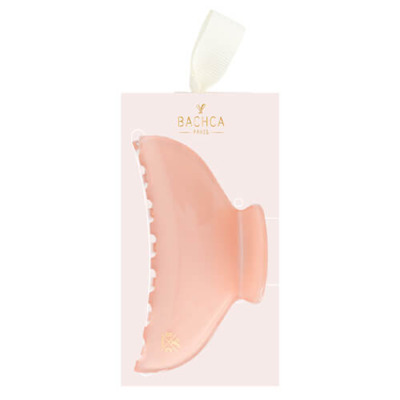 Pince Croco Opaline Rose Dragée Grand Modèle Bachca