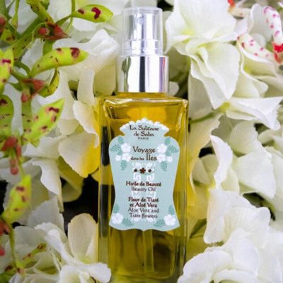 Huile de Beauté Corps Fleur de Tiaré Aloe Vera La Sultane de Saba