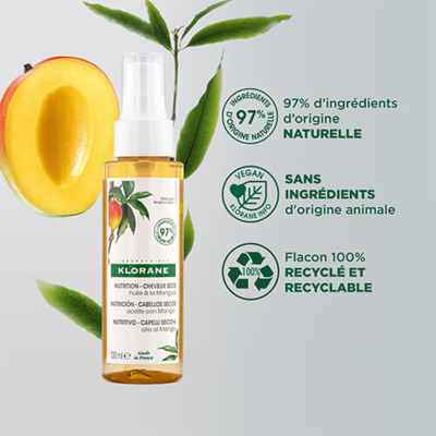 Huile Nutrition Mangue Klorane 100ml