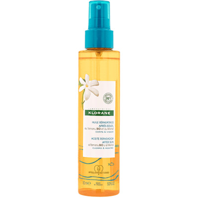 Huile Réparatrice Après-soleil Tamanu Bio & Monoï Klorane 150ml