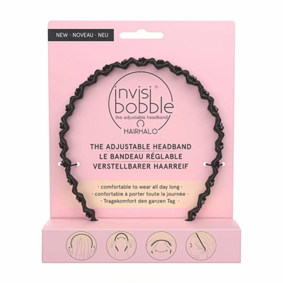 Invisibobble HairHalo True Dark Sparkle