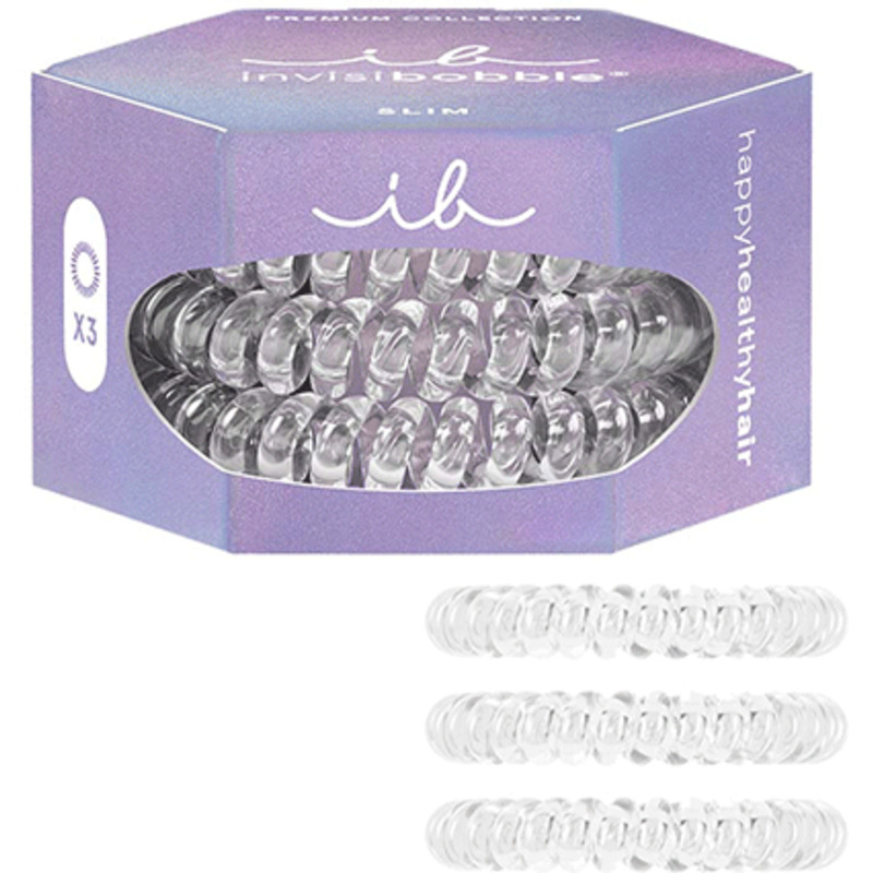 Elastiques Crystal Clear Slim Premium Invisibobble