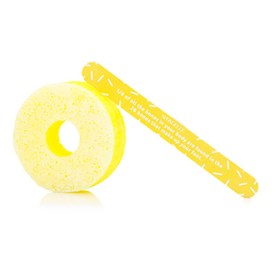 Éponge infusée et lime à ongles de pédicure Juicy Orange Spongellé