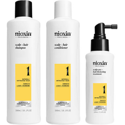 Kit Anti-chute System 1 Chute Modérée Cheveux Naturels Nioxin