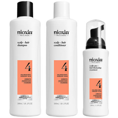 Kit Anti-chute System 4 Chute Avancée Cheveux Abîmés/Colorés Nioxin