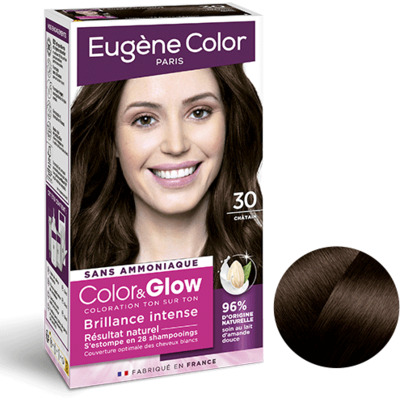 Kit Coloration 30 Châtain Color&Glow Eugène Color