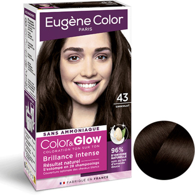Kit Coloration 43 Chocolat Color&Glow Eugène Color