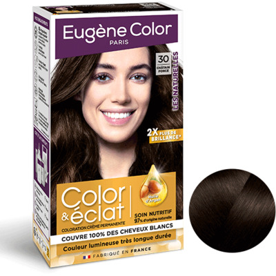 Kit Coloration 30 Châtain Foncé Les Naturelles Eugène Color