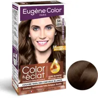 Kit Coloration Color & Eclat 34 Châtain Noisette Les Raffinées Eugène Color