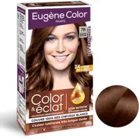 Kit Coloration Color & Eclat 78 Marron Praliné Les Raffinées Eugène Color