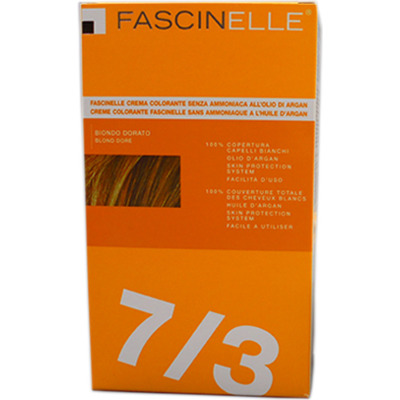 Kit Coloration Sans Ammoniaque Blond Doré 7/3 Fascinelle