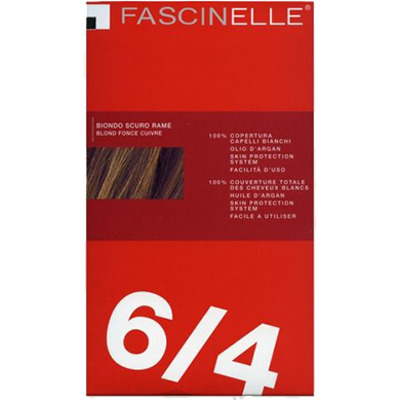 Kit Coloration Sans Ammoniaque Blond Foncé Cuivré 6/4 Fascinelle