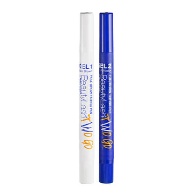 Kit Full Brow Tinting Pen Two Go Natural Brown BeautyLash