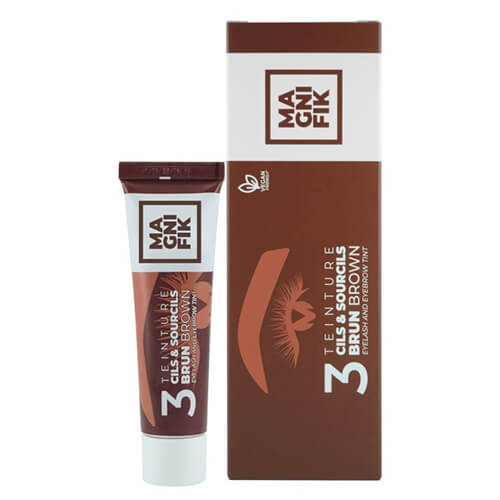 Kit De Coloration Orabella Pour Cils, Sourcils Et Moustache - Teinte Brun Foncé/Noir - Crème Longue Durée - Neuf Italie