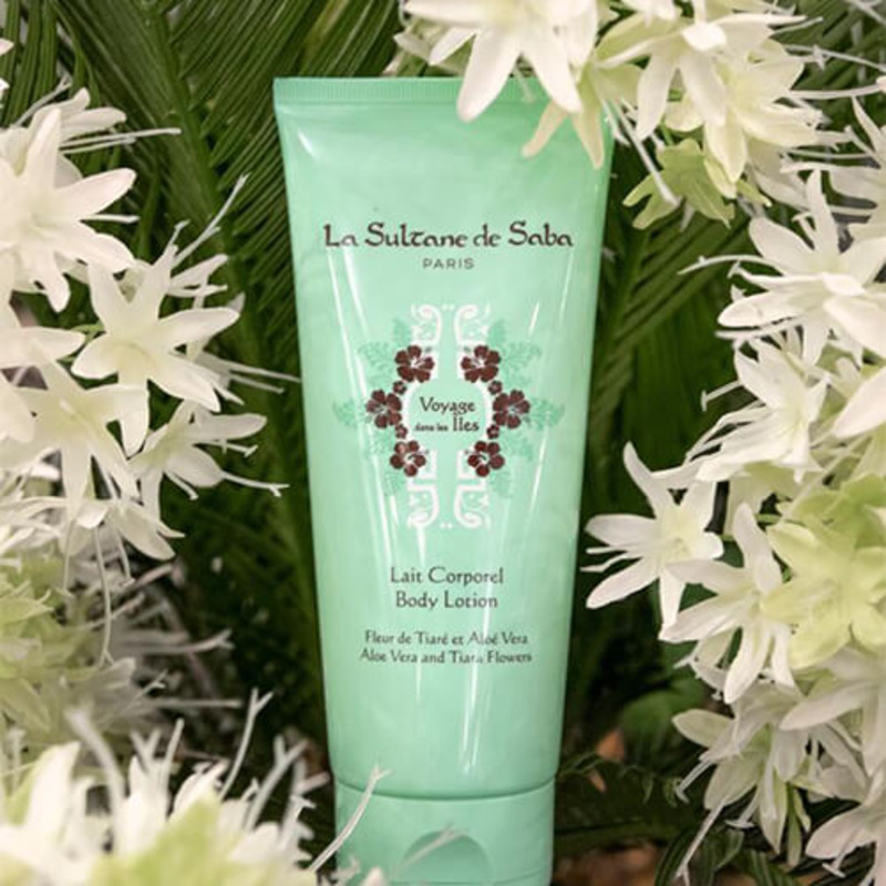 Lait Corporel Fleur de Tiaré Aloe Vera La Sultane de Saba