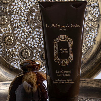 Lait Corporel Ambre Musc Santal La Sultane de Saba