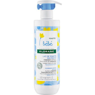 Lait de Toilette Calendula Bébé Klorane 500ml