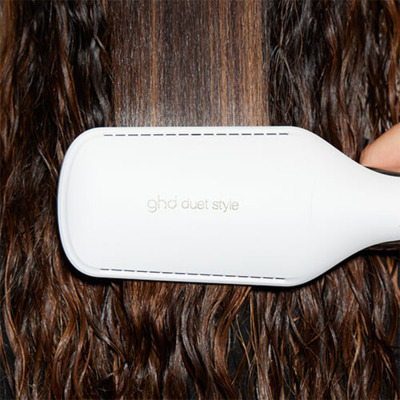 Lisseur Séchant 2-en-1 ghd Duet Style blanc