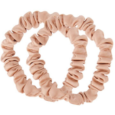 Lot Chouchou Soie Rose Dragée Bachca