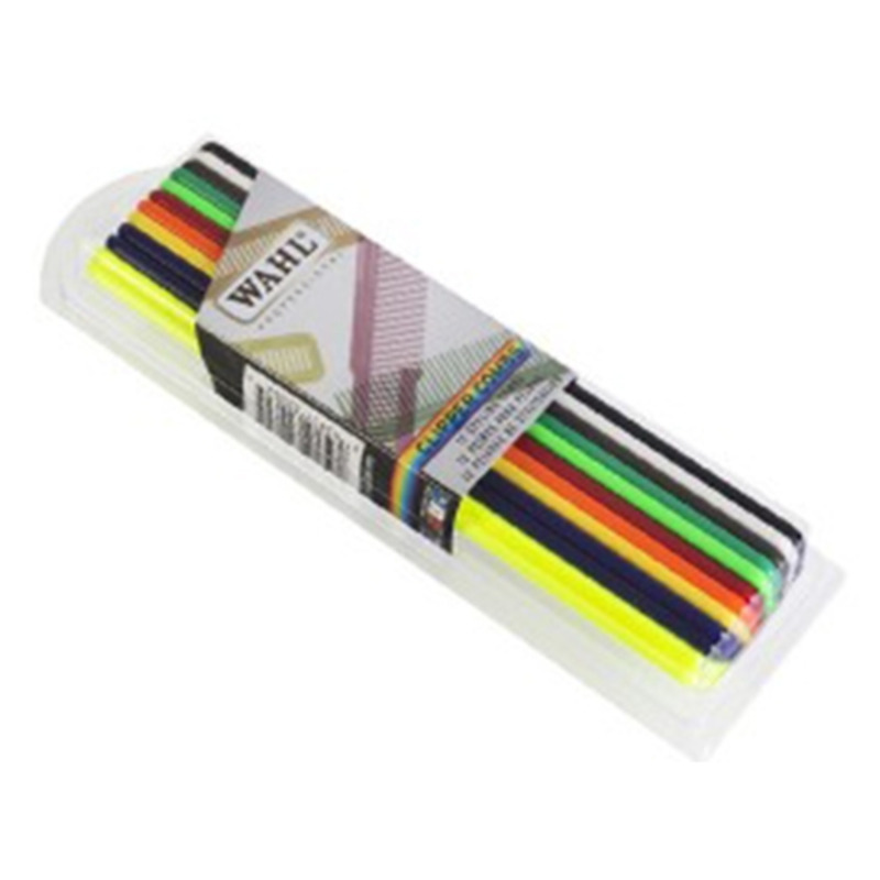 Lot de 12 peignes multicolore Wahl