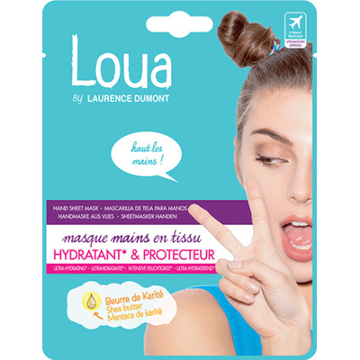 Masque en Tissu Mains Hydratant Protecteur Loua