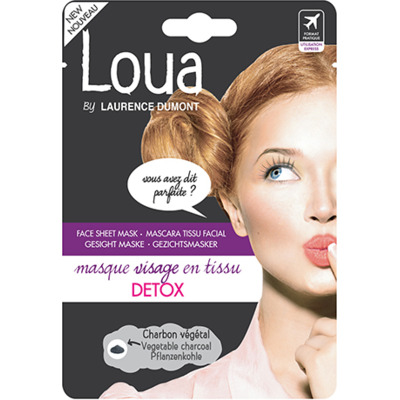 Masque en Tissu Visage Détox Loua