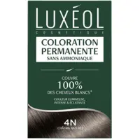 Luxéol Kit Coloration 4N Châtain Naturel