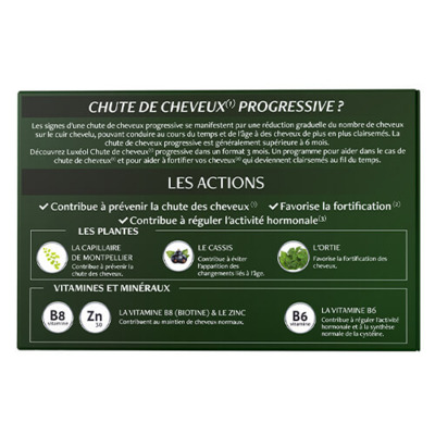 Luxéol Gélules Chute de Cheveux Progressive 3 mois