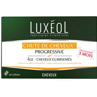 Luxéol Gélules Chute de Cheveux Progressive 3 mois