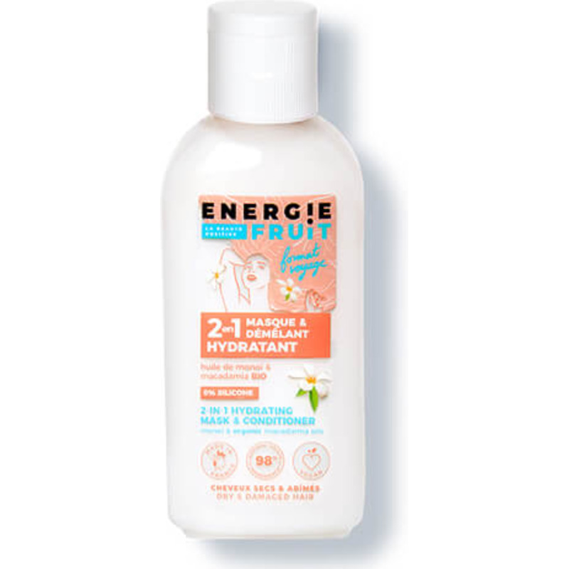 Masque 2 en 1 Hydratant Démêlant Monoï & Macadamia Energie Fruit 75ml
