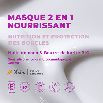 Masque 2 en 1 Nourrissant Démêlant Coco & Karité Energie Fruit
