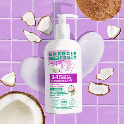 Masque 2 en 1 Nourrissant Démêlant Coco & Karité Energie Fruit