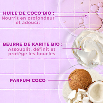 Masque 2 en 1 Nourrissant Démêlant Coco & Karité Energie Fruit