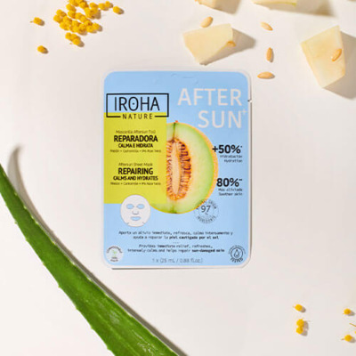 Masque Visage Après-soleil Réparateur Iroha Nature
