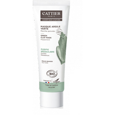 Masque Argile Verte Bio Cattier 100ml