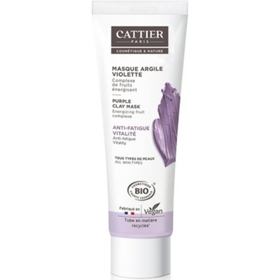 Masque Argile Violette Bio Cattier 100ml