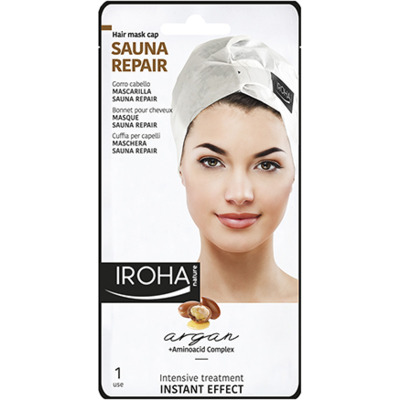 Bonnet-masque Cheveux Effet Sauna Repair Argan Iroha Nature